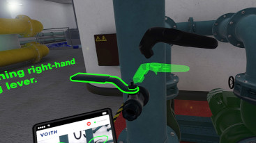 VR Reparatur einer Industrieanlage